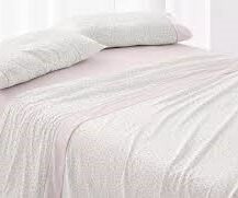 Juego de Sábanas Burrito Blanco Diseño 539 Rosa