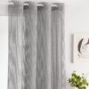 Cortinas Ágata Gris y Ágata Blanco DecorHogar