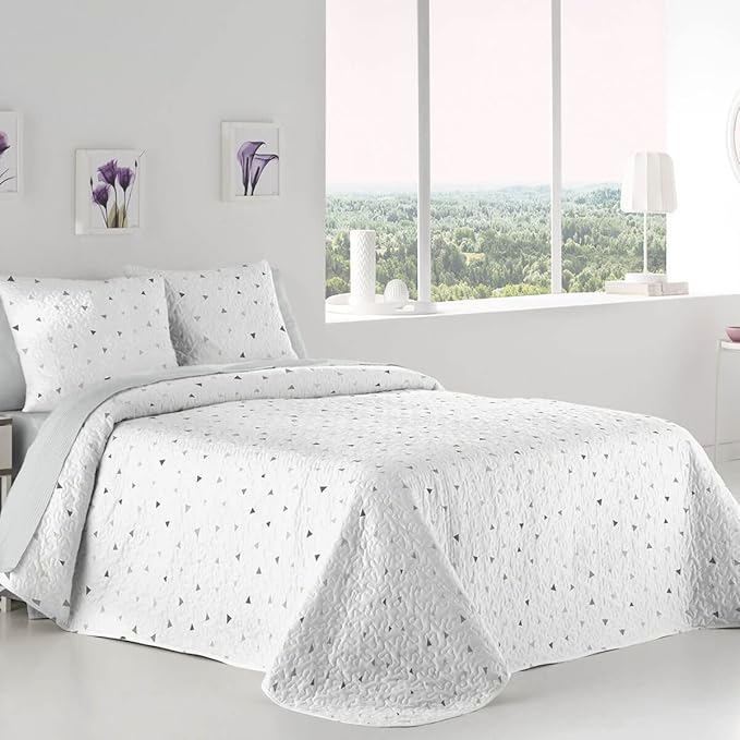 Colcha Reversible Coven Gris - Imagen 3