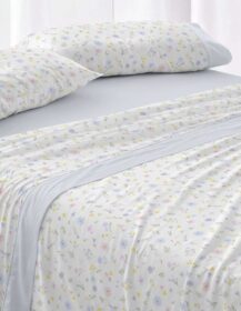 Juego de Sábanas Burrito Blanco Diseño 538 Cielo