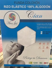 Funda de Colchón Rizo Cian 100% Algodón DecorHogar