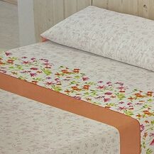 Juego de Sábanas Premium Beds and Dreams Nisha Rosa / Nisha Naranja