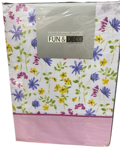 Juego de Sábanas Premium Beds and Dreams Nisha Rosa / Nisha Naranja - Imagen 5