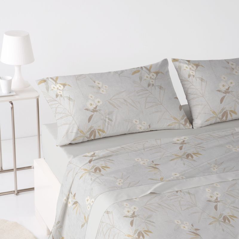 Juego de Sábanas Coralina Premium Antilo Isabel Gris