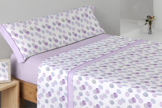 Juego de Sábanas Premium Beds and Dreams Glam verde/lila - Imagen 3